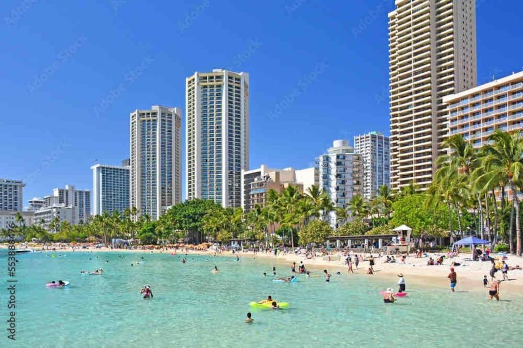 Seashore Waikiki Studio 1 Block From A Beach No Resort Fees Honolulu Exterior foto
