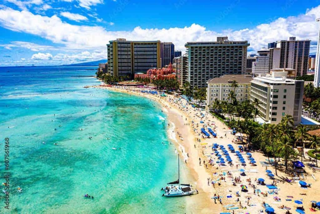 Seashore Waikiki Studio 1 Block From A Beach No Resort Fees Honolulu Exterior foto